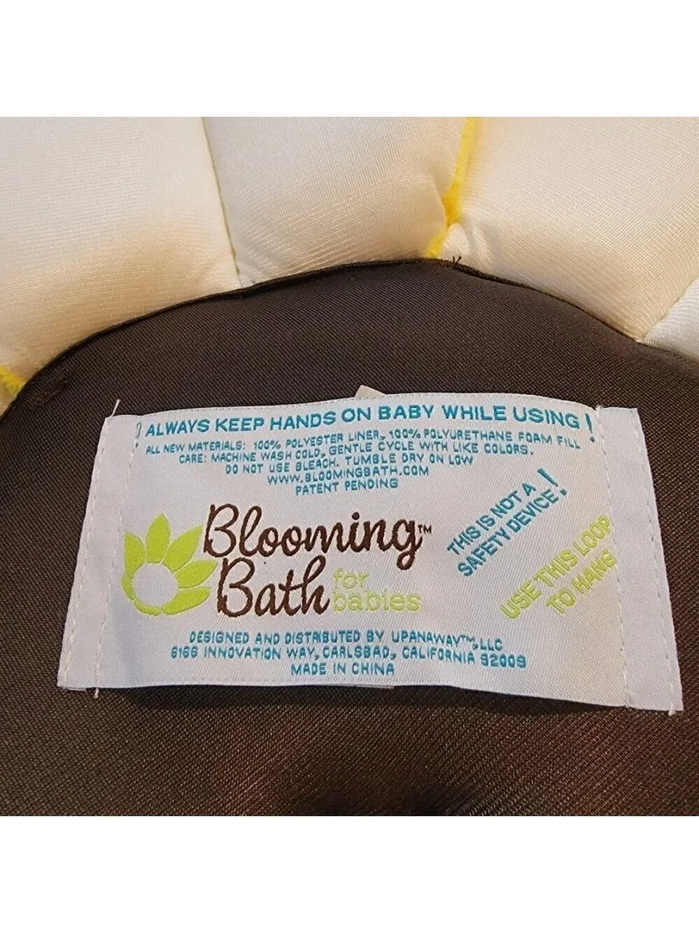 Blooming Bath Baby Bath Seat - Super Soft and Cuddly Bathtime for little ones
